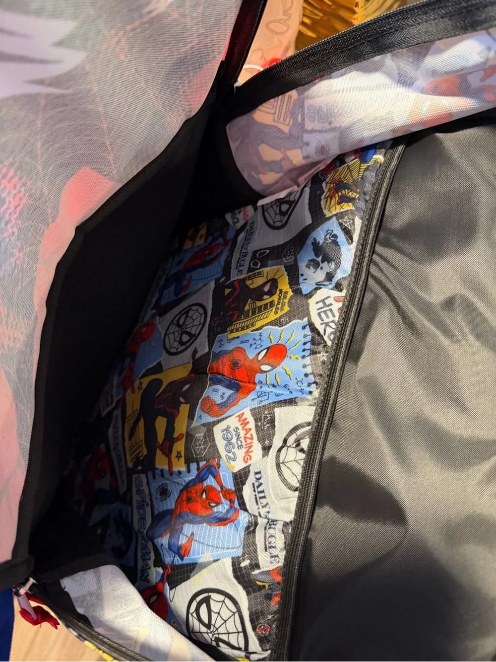 Spider-Man Kids 5-Piece Backpack Set - Red & Blue 17in H 12in W